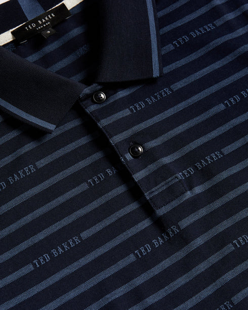 <P>Ss Logo Striped Polo</P>